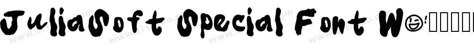 JuliaSoft Special Font W2字体转换